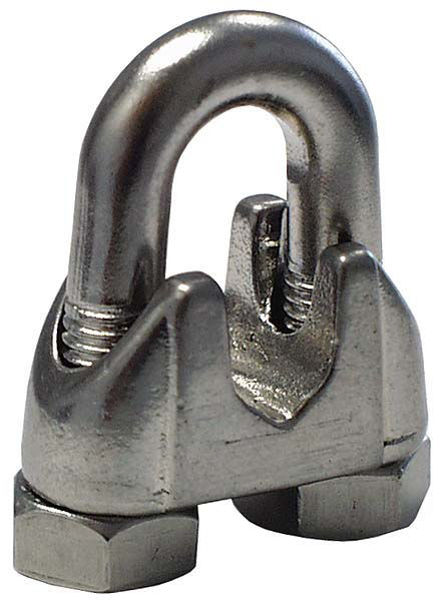 Image de Stainless Steel Wire Rope Clip 1/4 in.