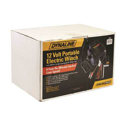 Picture of Portable Electric Winch 12V 2000Lbs Pulling Capacity