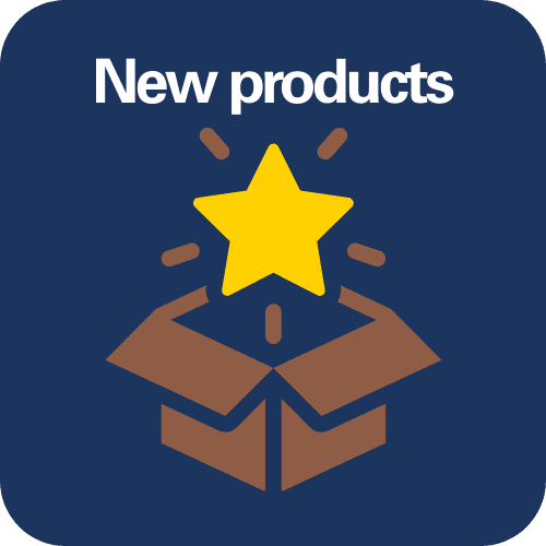 New products logo